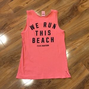 Victoria’s Secret pink tank. XS